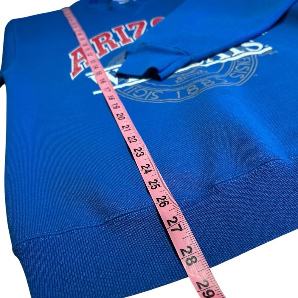 Vintage 90s Arizona Wildcats Crewneck USA Made Hanes Blue L